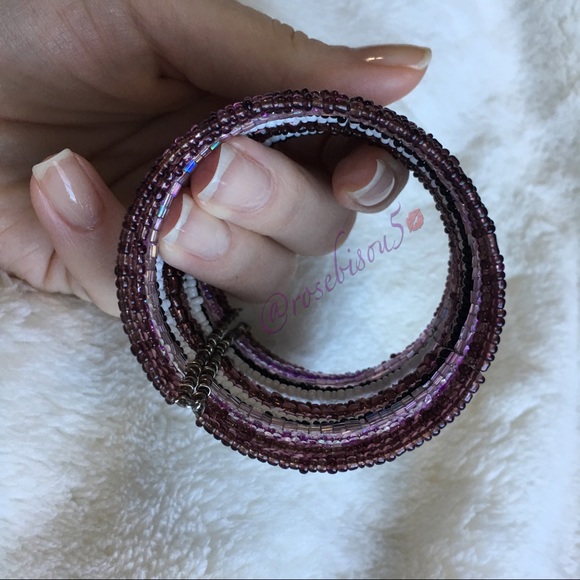 🏹Boho Charlotte-Cut Seed Beaded Cuff - Picture 2 of 8